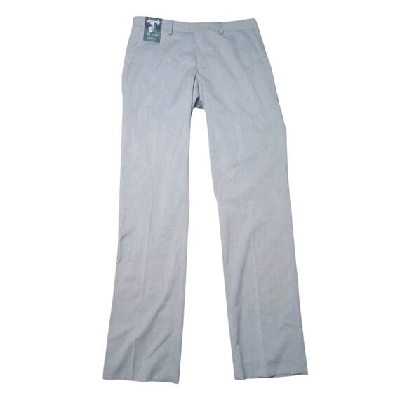 Murano Men's ALEX Dress Pants 32x34 New Slim Fit Slacks Stretch Gray Flat Front - Picture 1 of 9